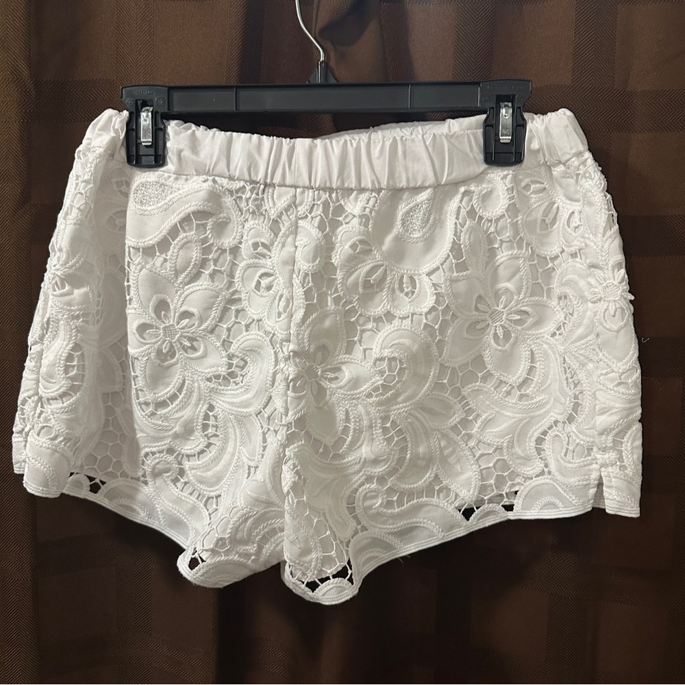RAG & BONE White Amy Lace Shorts size small - Picture 7 of 9